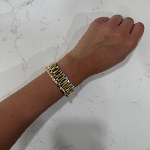 gold & diamond bracelet