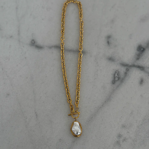 pearl gem necklace
